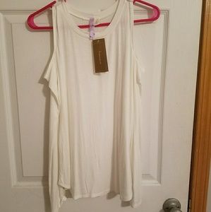 Francesca's Cold Shoulder Top